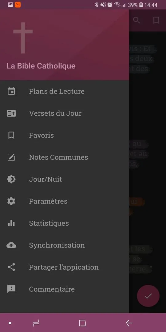 Bible Catholique en Français | Indus Appstore | Screenshot