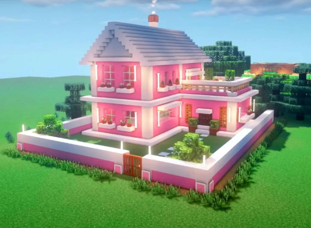 Pink House Mod Map for mcpe | Indus Appstore | Screenshot