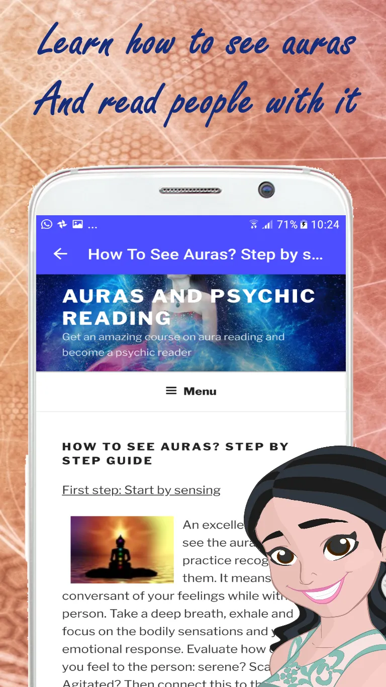 Aura reading! Spiritual Course | Indus Appstore | Screenshot