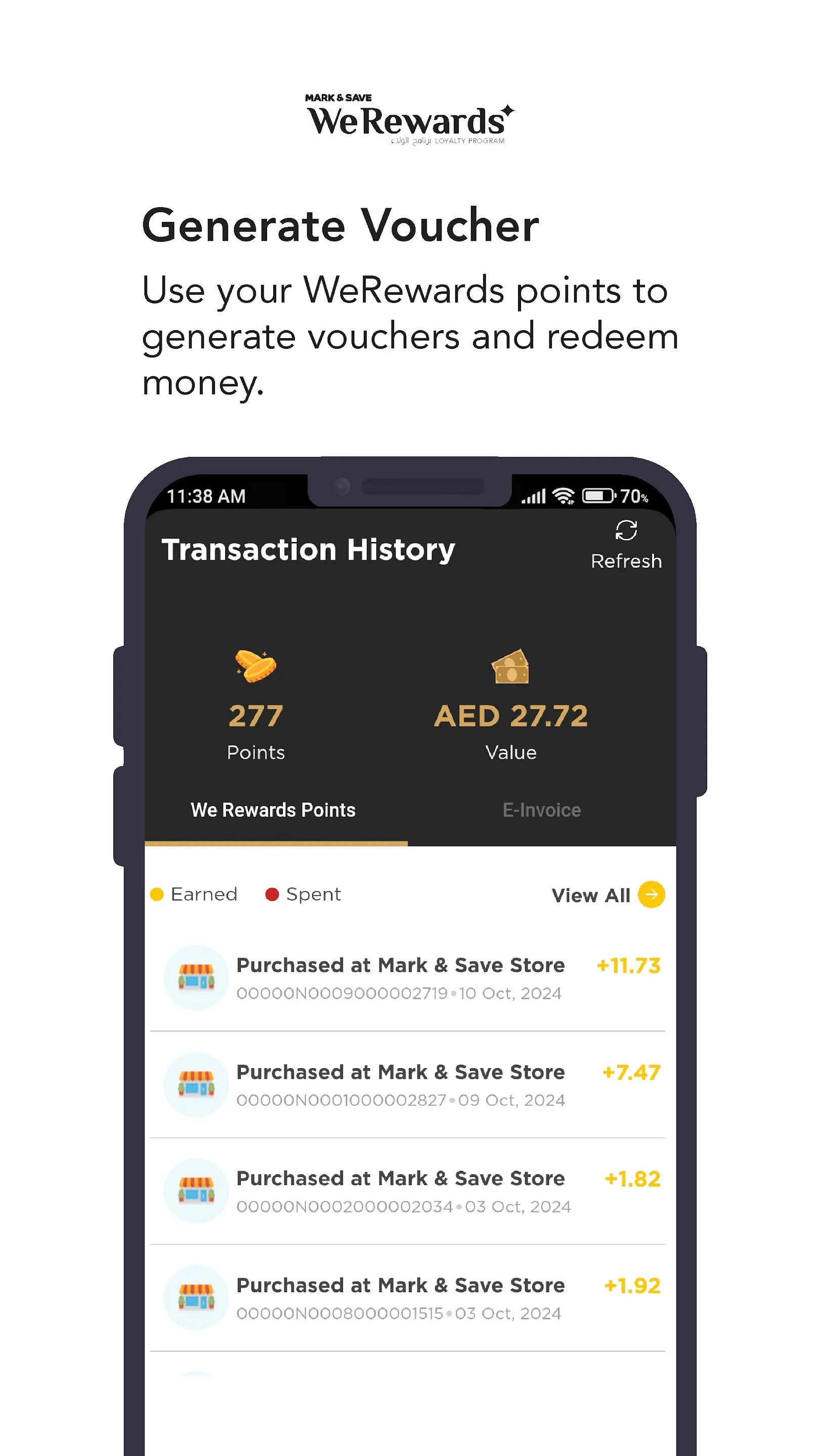 We Rewards | Indus Appstore | Screenshot