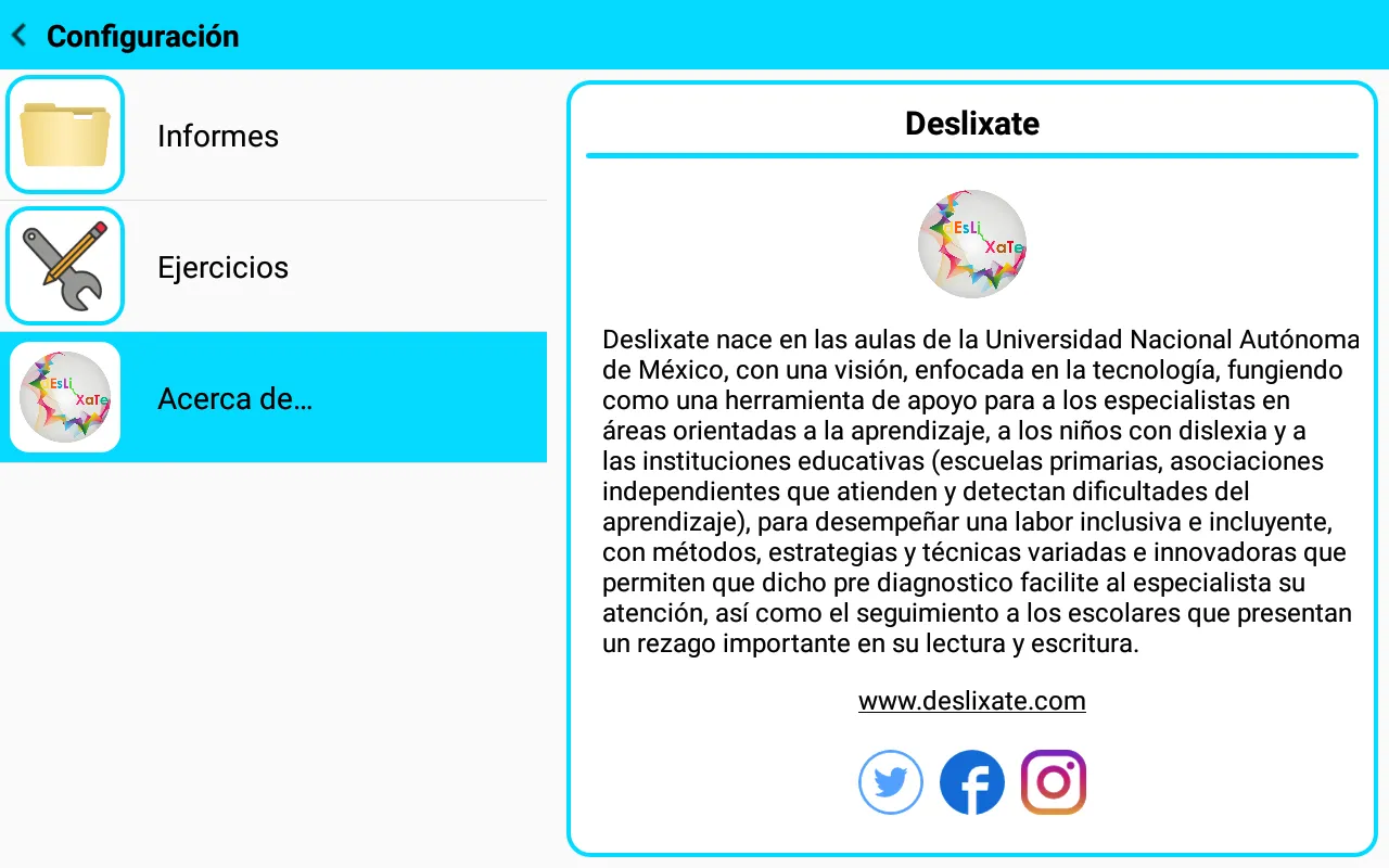 Pre diagnóstico de la dislexia | Indus Appstore | Screenshot