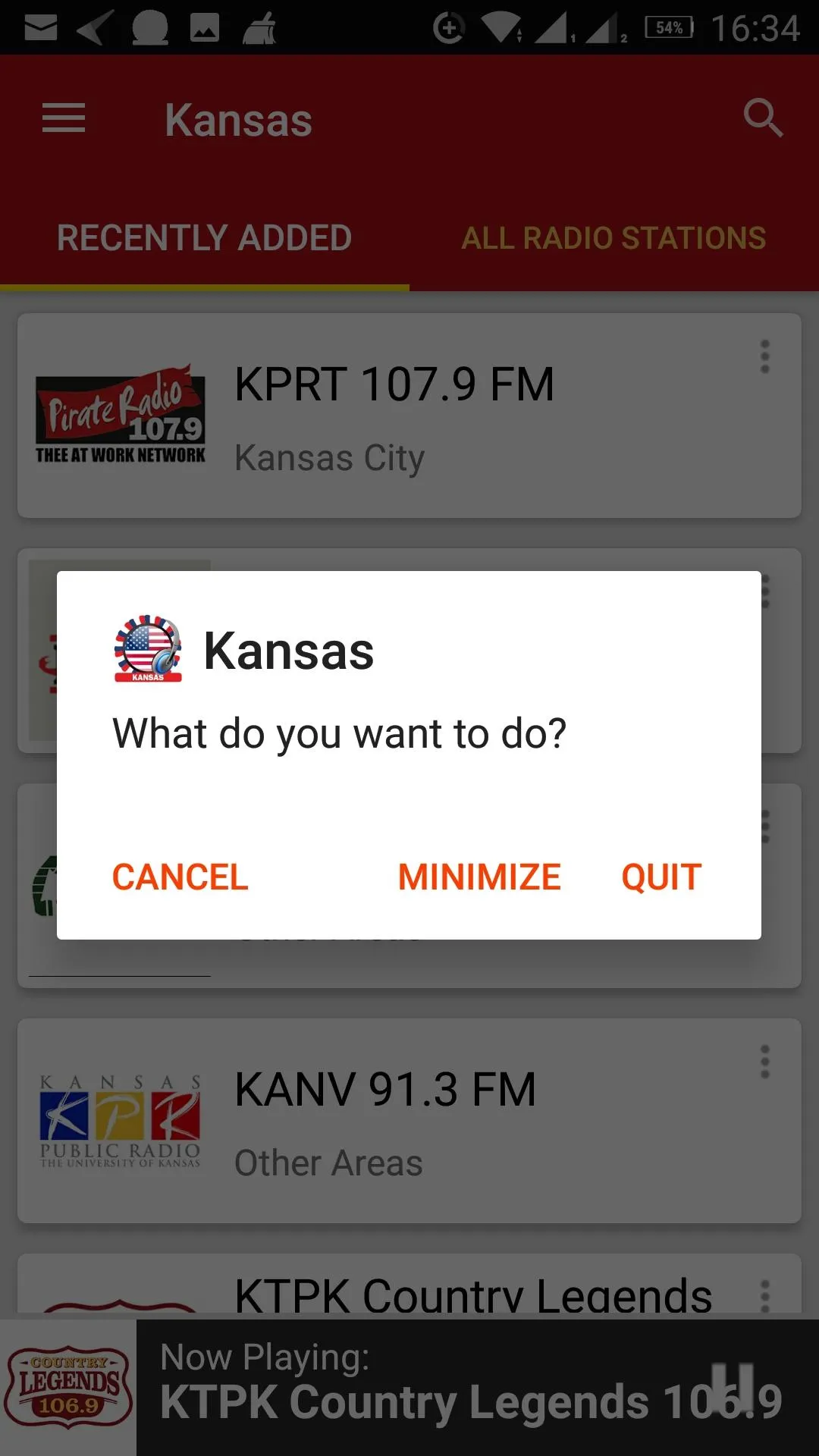 Kansas Radio Stations - USA | Indus Appstore | Screenshot