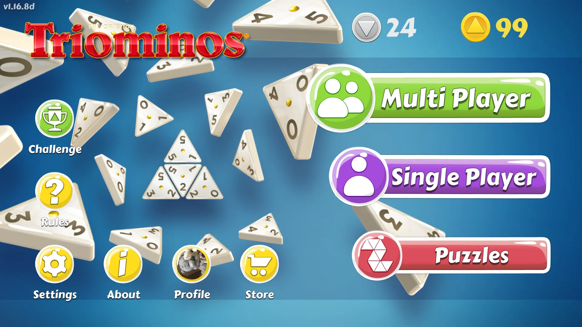 Triominos, Triangular Dominoes | Indus Appstore | Screenshot