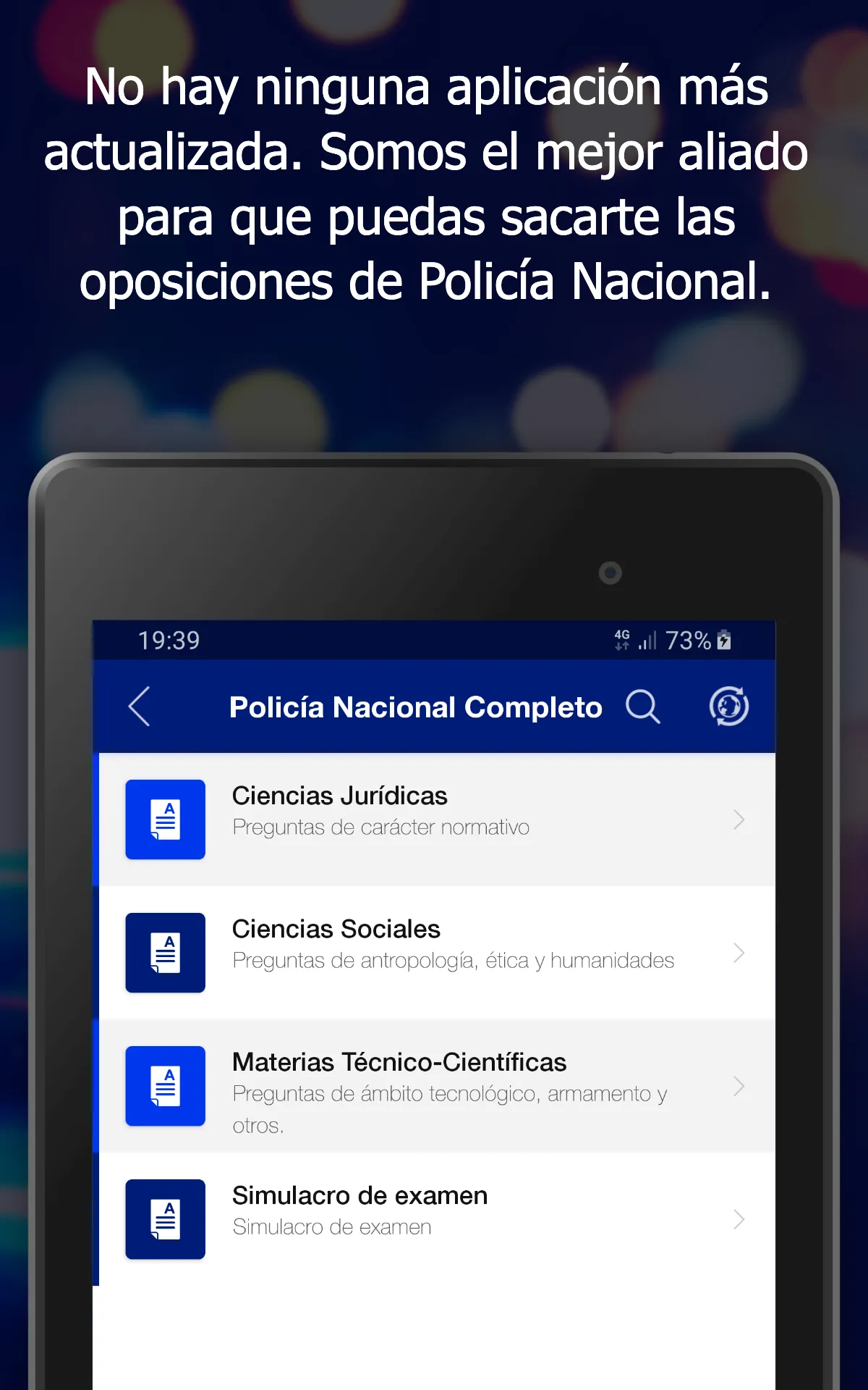 iCNP - Opos Policía Nacional | Indus Appstore | Screenshot