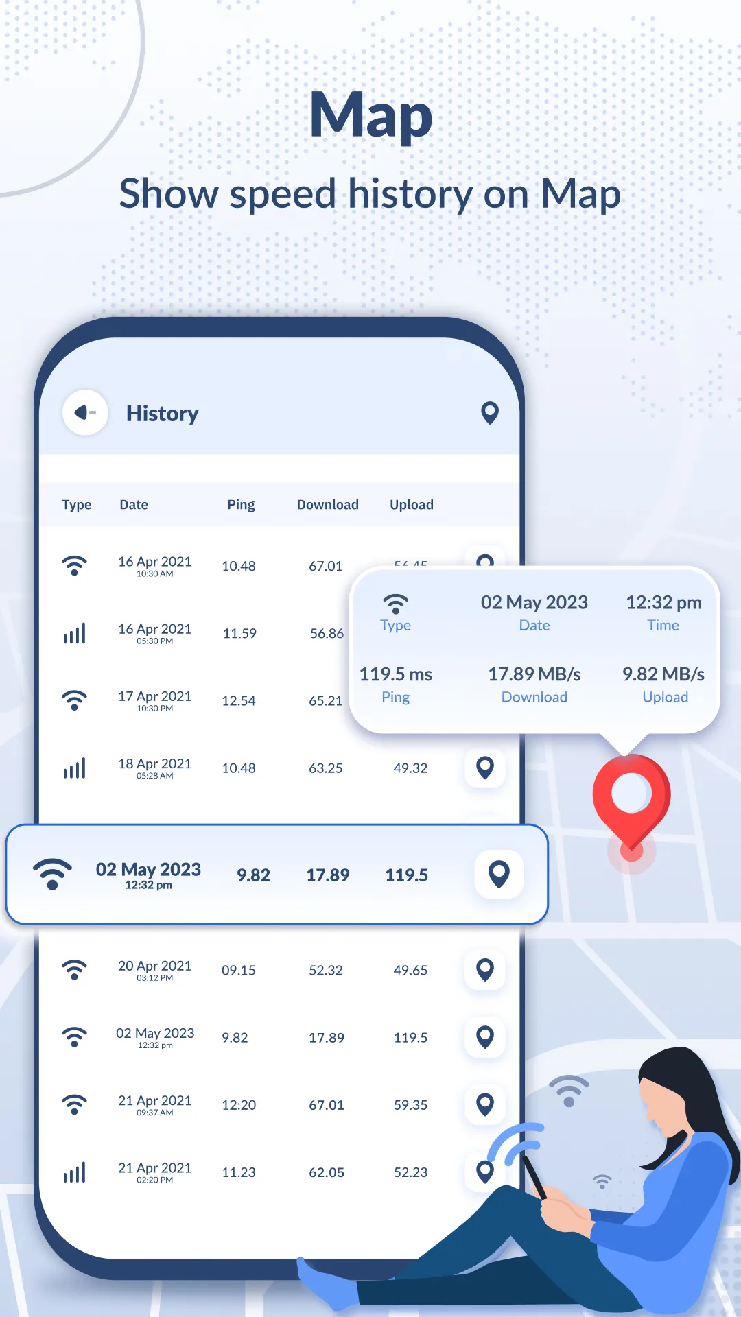 Network Signal Strength On Map | Indus Appstore | Screenshot