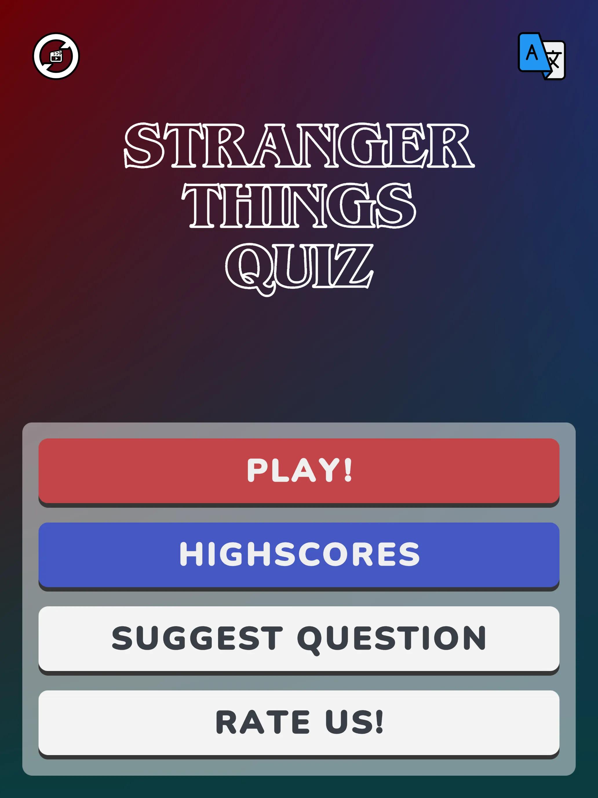 Stranger Things Quiz | Indus Appstore | Screenshot