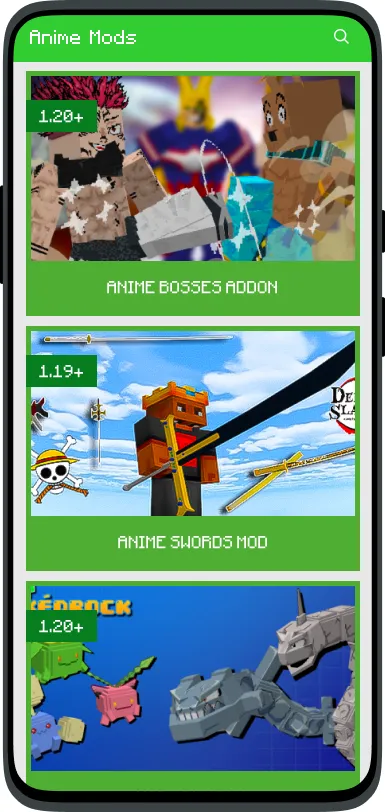 Anime Mods for Minecraft PE | Indus Appstore | Screenshot