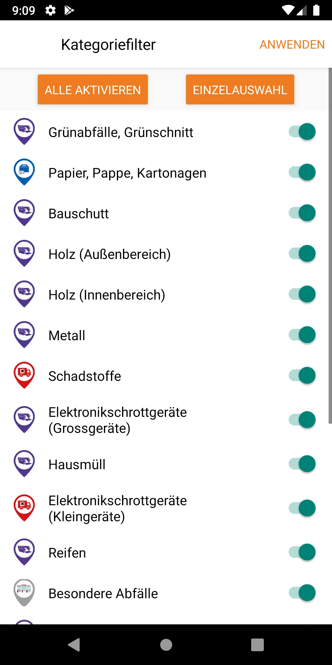 Abfall-App Kreis Pinneberg | Indus Appstore | Screenshot