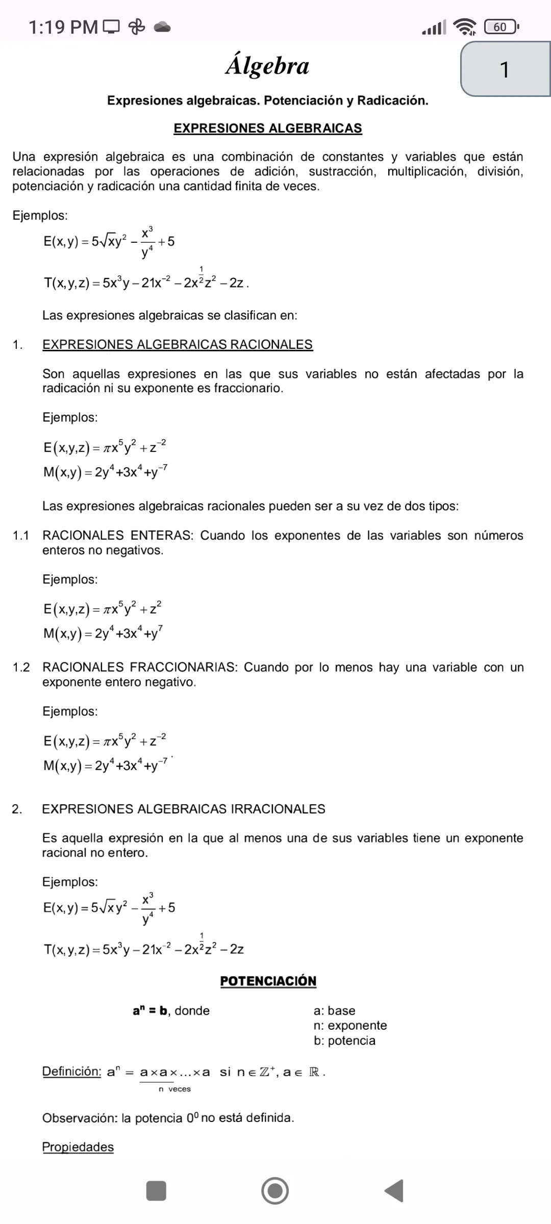 Álgebra Desarrollado | Indus Appstore | Screenshot