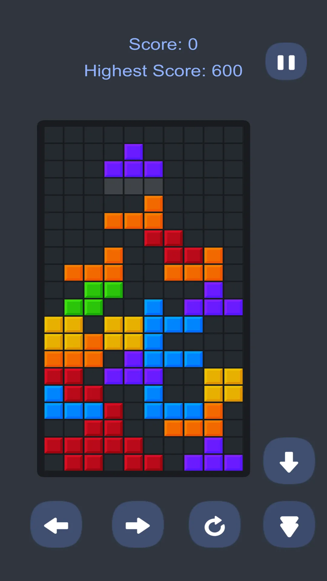 Falling Blocks Puzzle | Indus Appstore | Screenshot