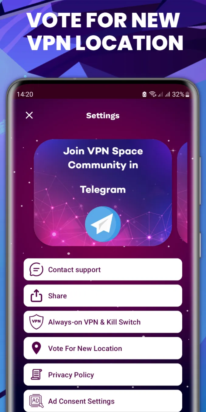 VPN Space - Secure VPN Proxy | Indus Appstore | Screenshot