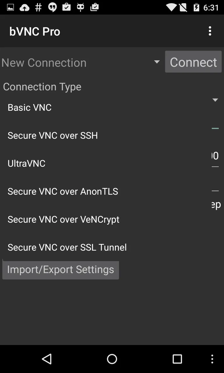 bVNC: Secure VNC Viewer | Indus Appstore | Screenshot