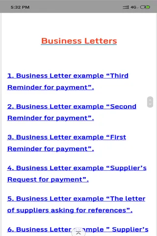 English Letter Writing | Indus Appstore | Screenshot