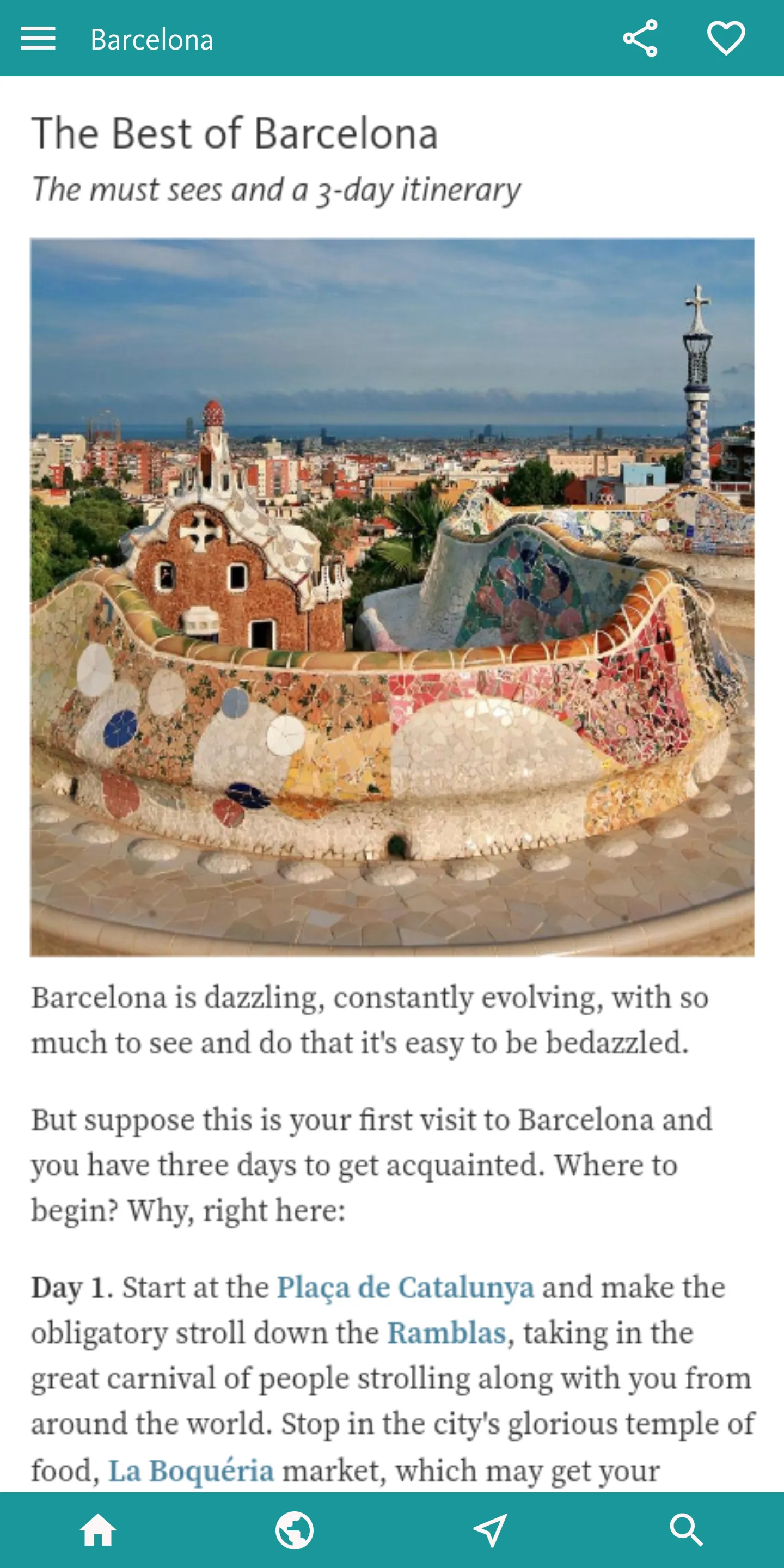 Barcelona Art & Culture Guide | Indus Appstore | Screenshot