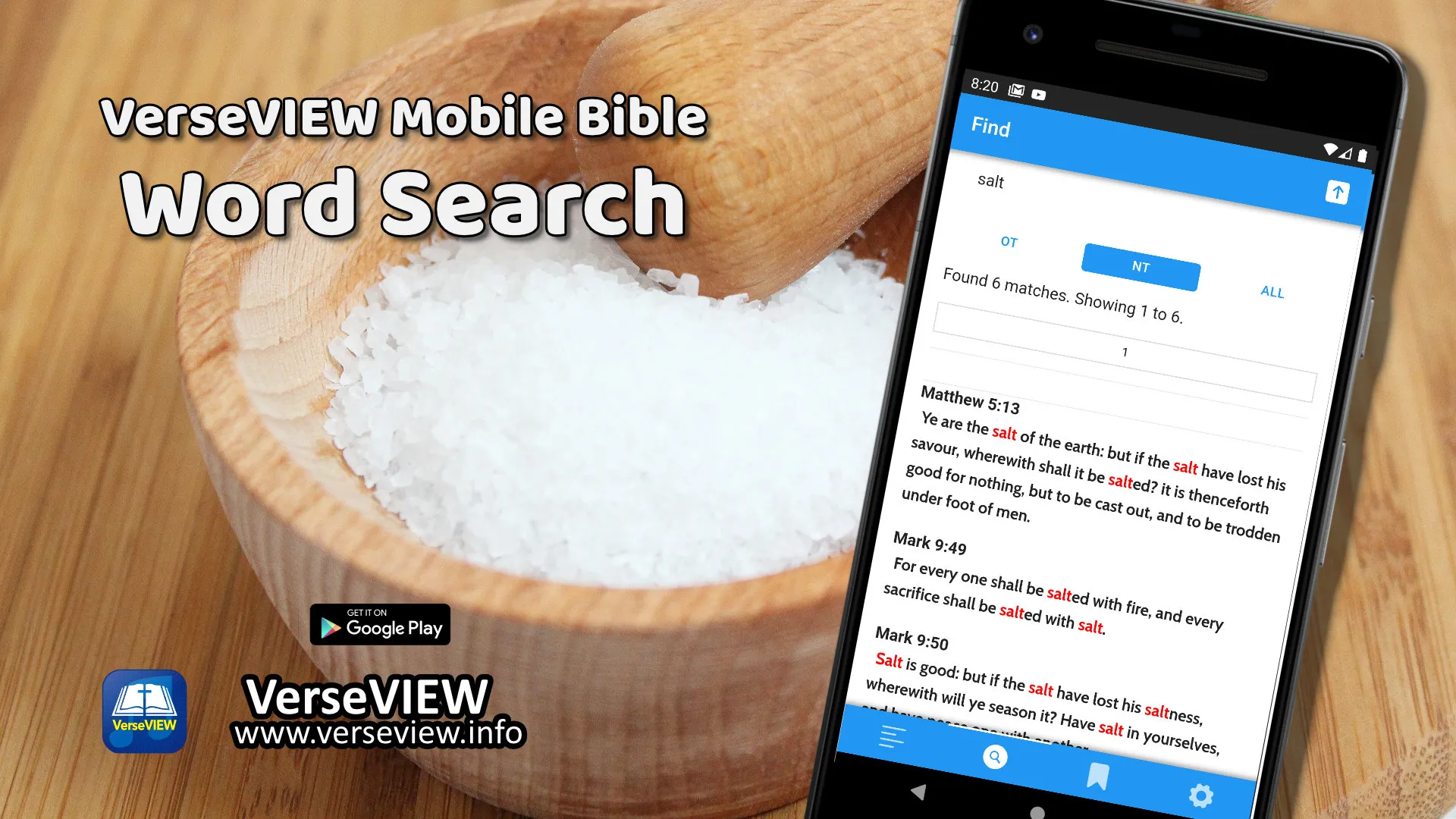 VerseVIEW Mobile Bible 2 | Indus Appstore | Screenshot