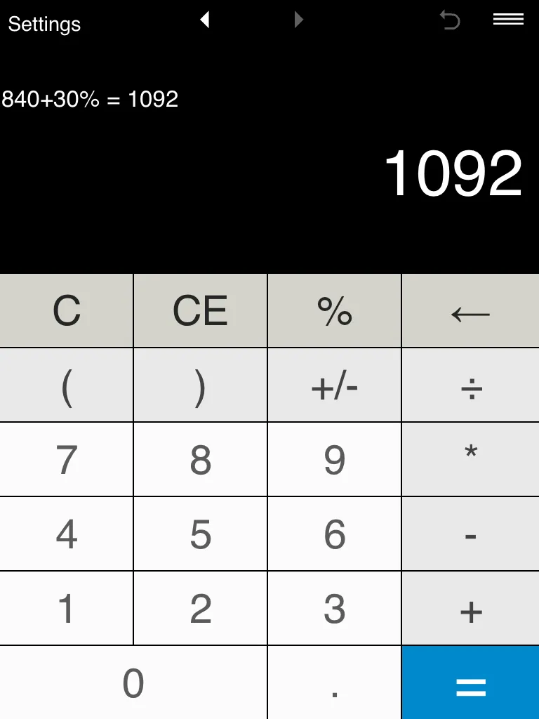 Calculator with parentheses | Indus Appstore | Screenshot