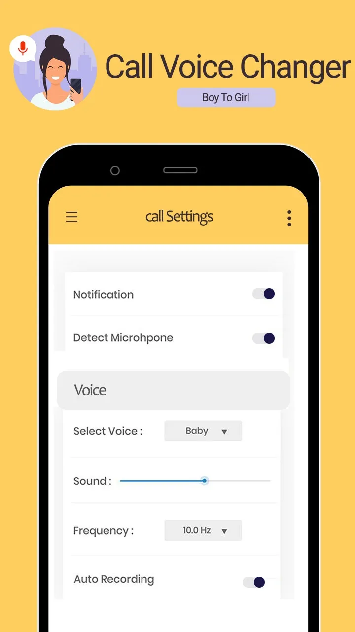 Call Voice Changer Boy to Girl | Indus Appstore | Screenshot