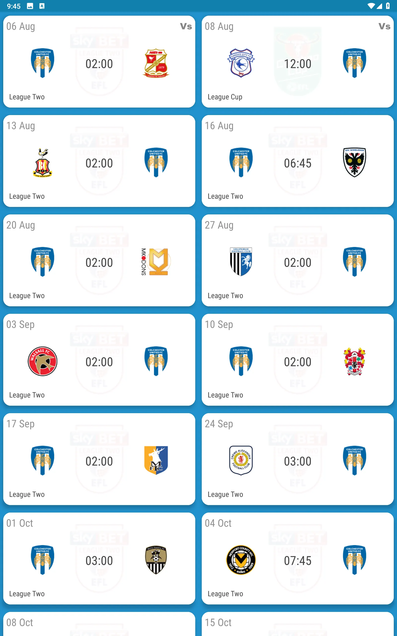 Colchester United Fan App | Indus Appstore | Screenshot