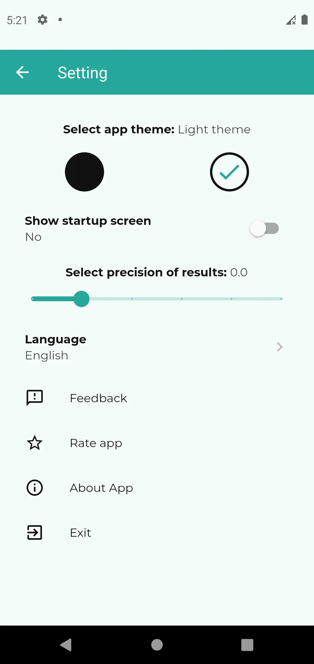 Triangle angle calculator | Indus Appstore | Screenshot