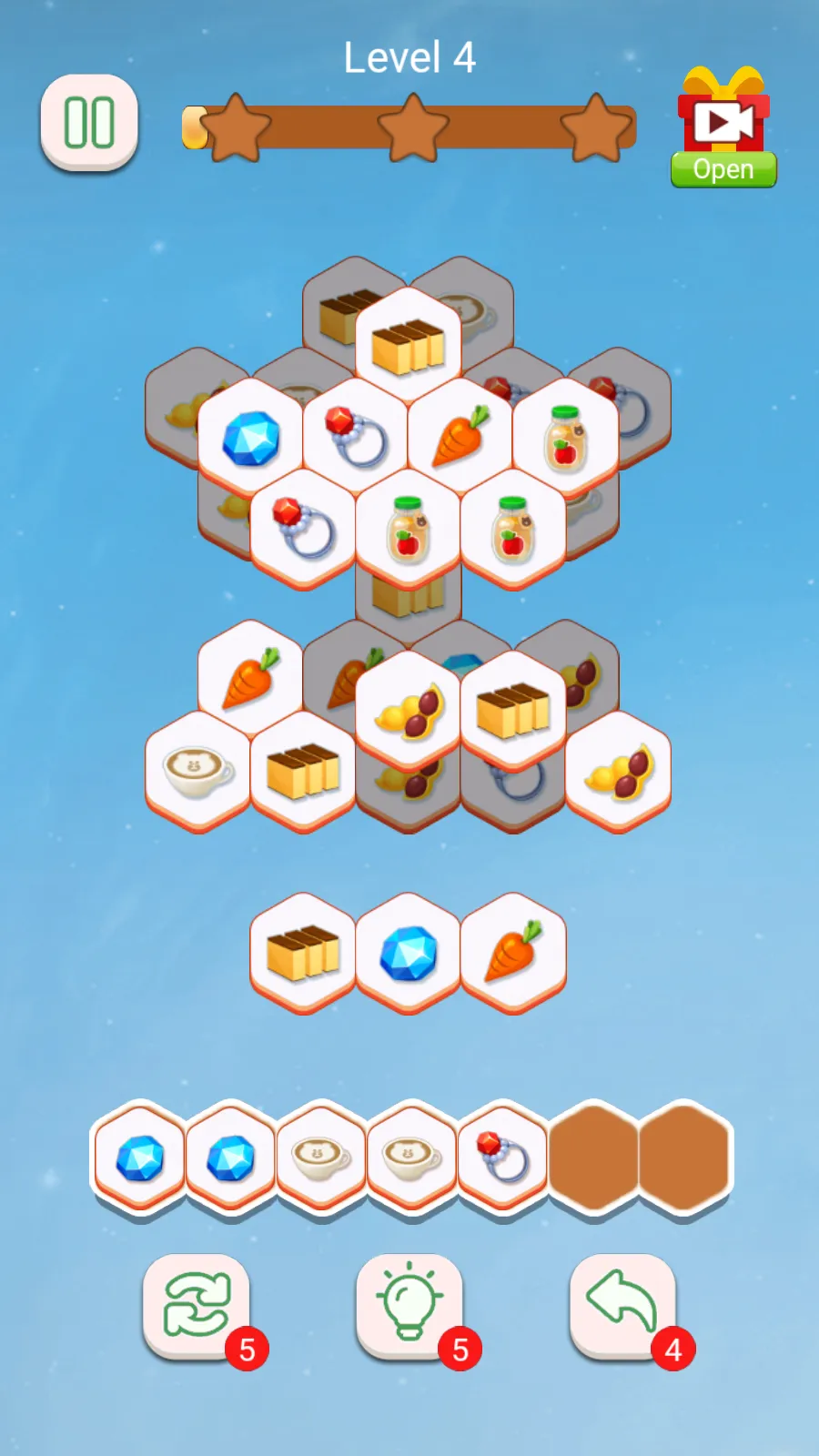 Hexagon Tile Match | Indus Appstore | Screenshot