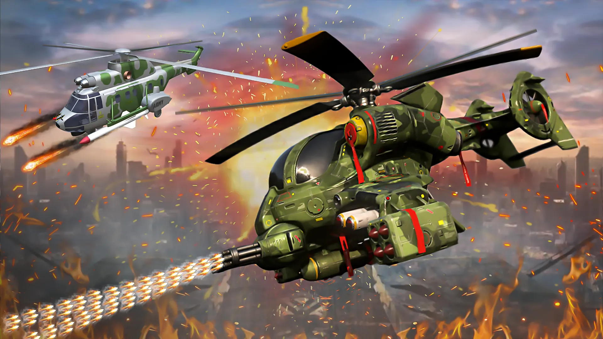 Gunship Helicopter Shooting 3D | Indus Appstore | Screenshot