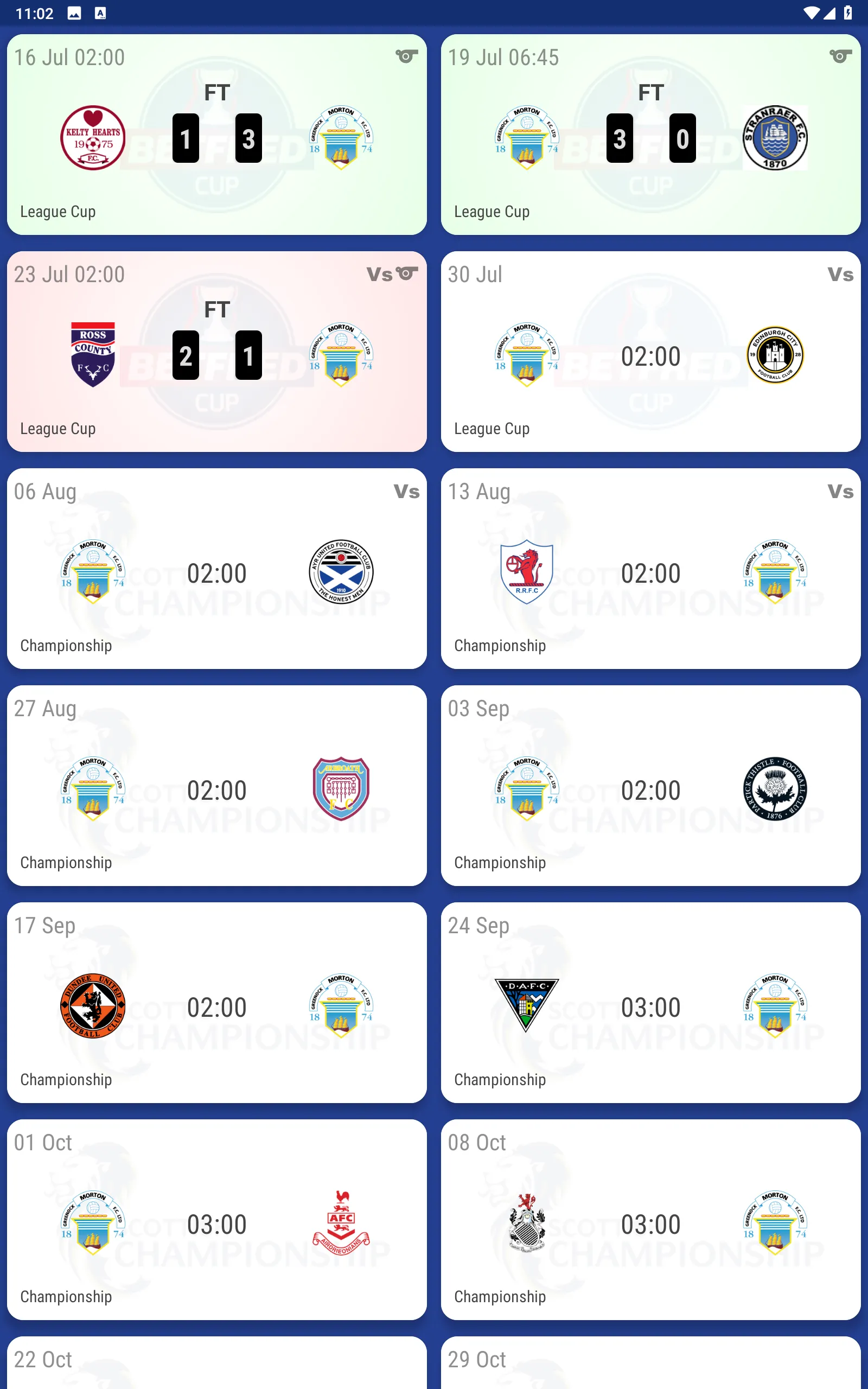 Greenock Morton Fan App | Indus Appstore | Screenshot