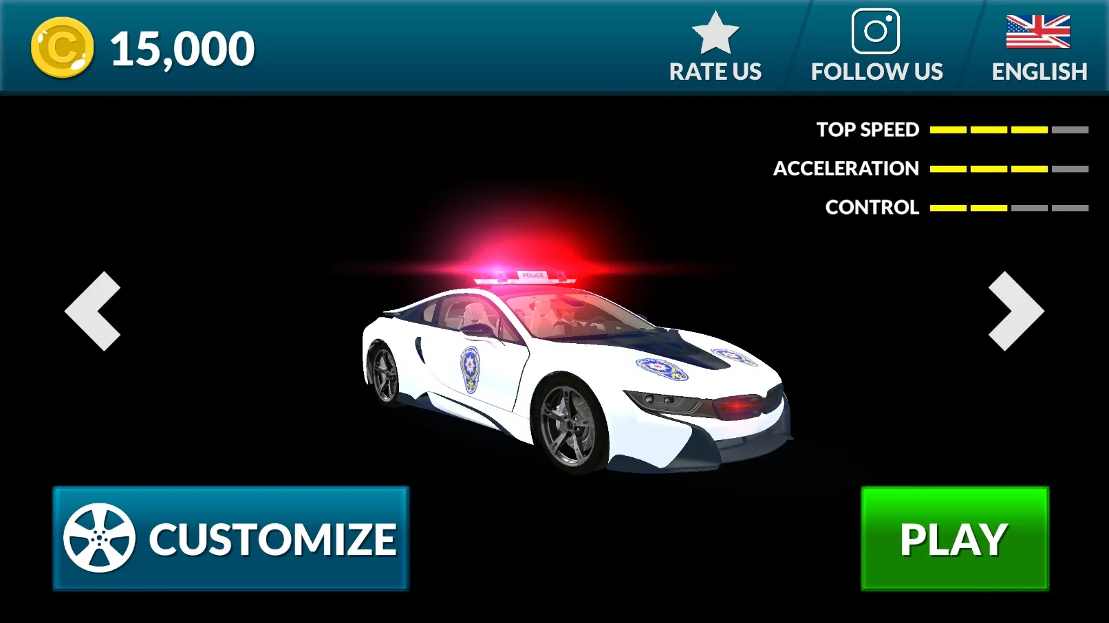 American i8 Police Car Game 3D | Indus Appstore | Screenshot