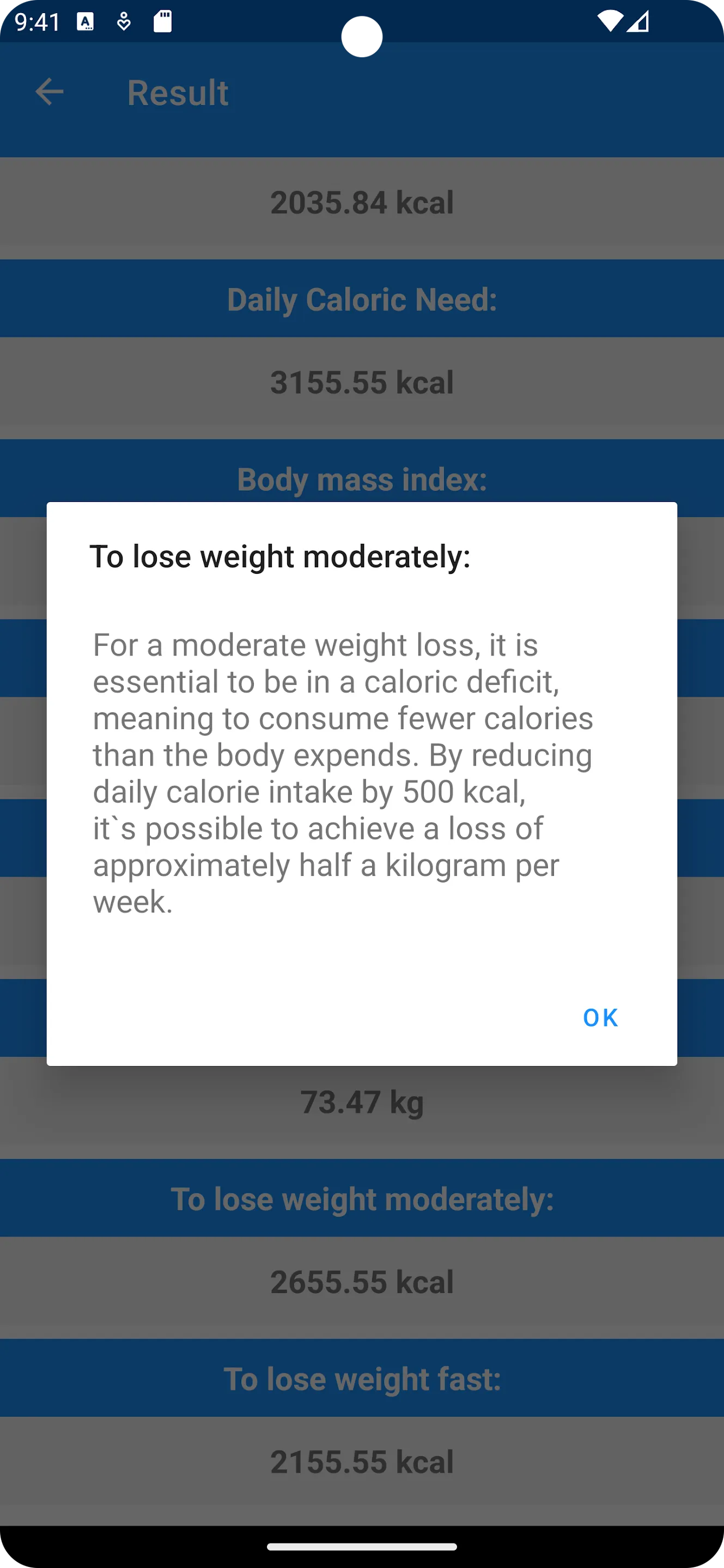 Basal Metabolic Rate | Indus Appstore | Screenshot