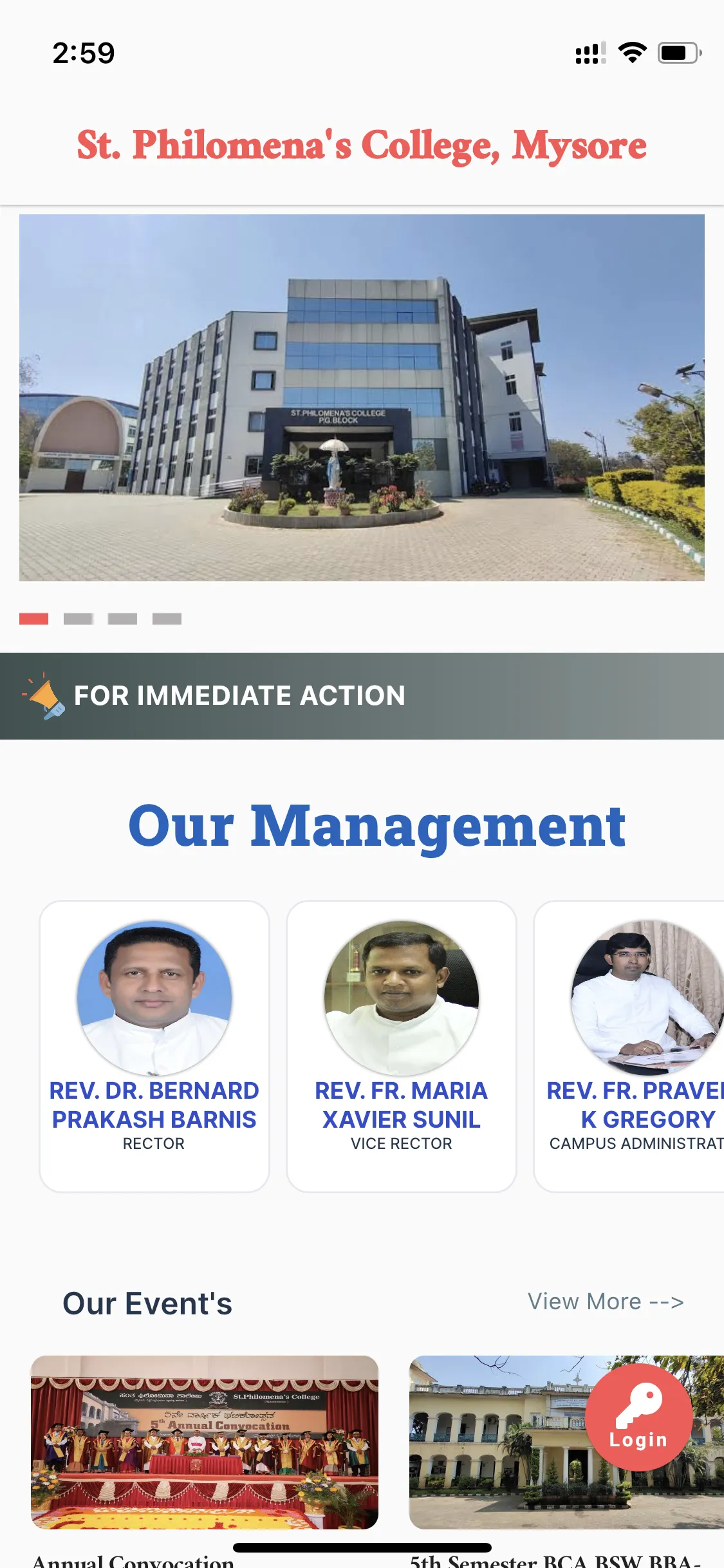 St Philomena College Mysuru | Indus Appstore | Screenshot