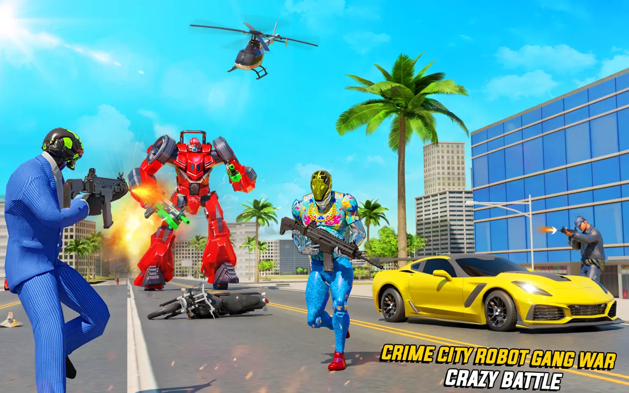 Robot Gangster Vegas Crime Sim | Indus Appstore | Screenshot