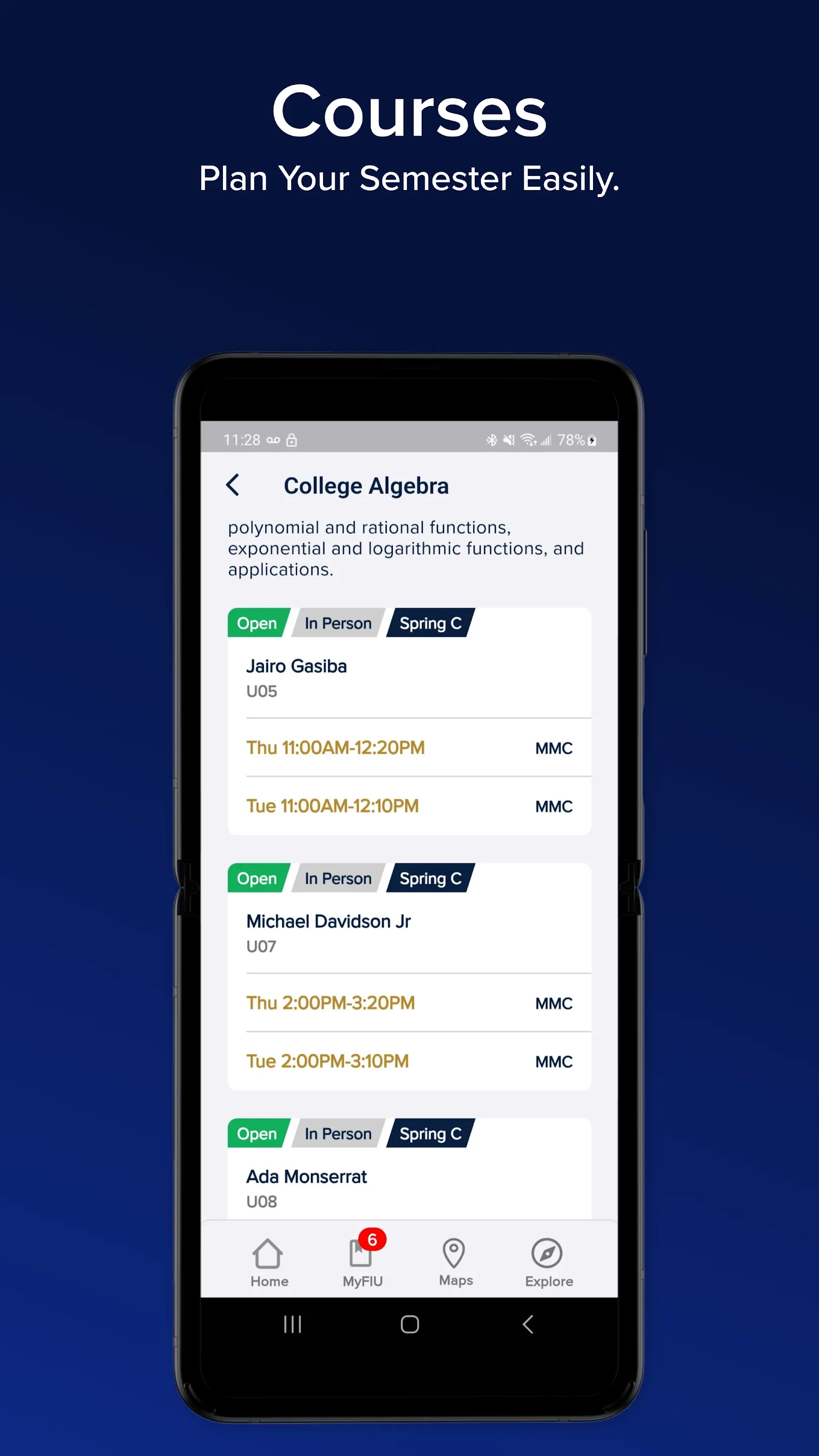 FIU Mobile | Indus Appstore | Screenshot