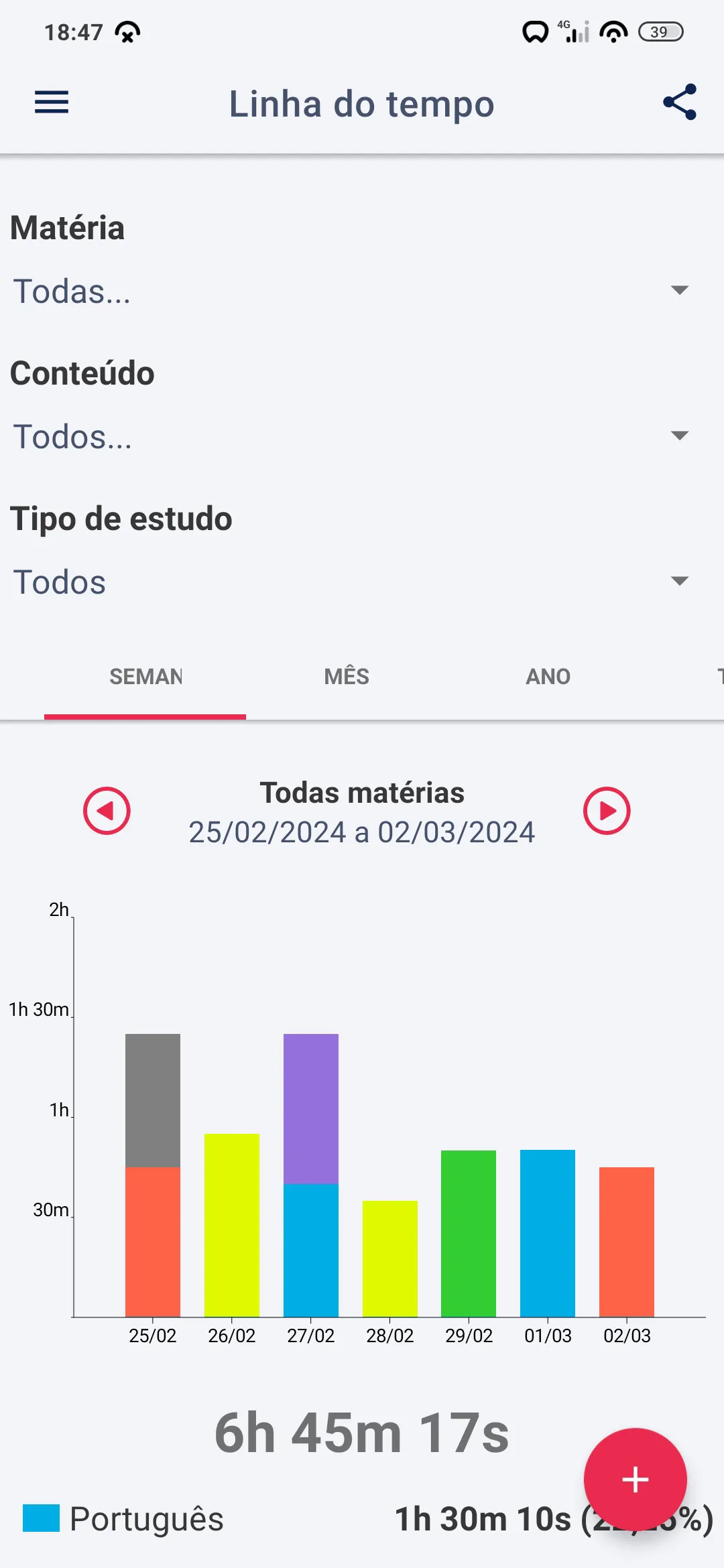 Aprovado - Controle de Estudos | Indus Appstore | Screenshot