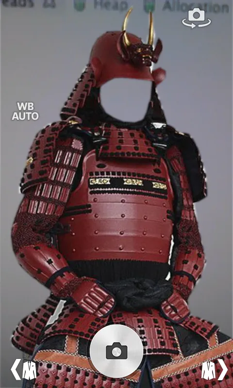 Samurai armor suit fotomontage | Indus Appstore | Screenshot