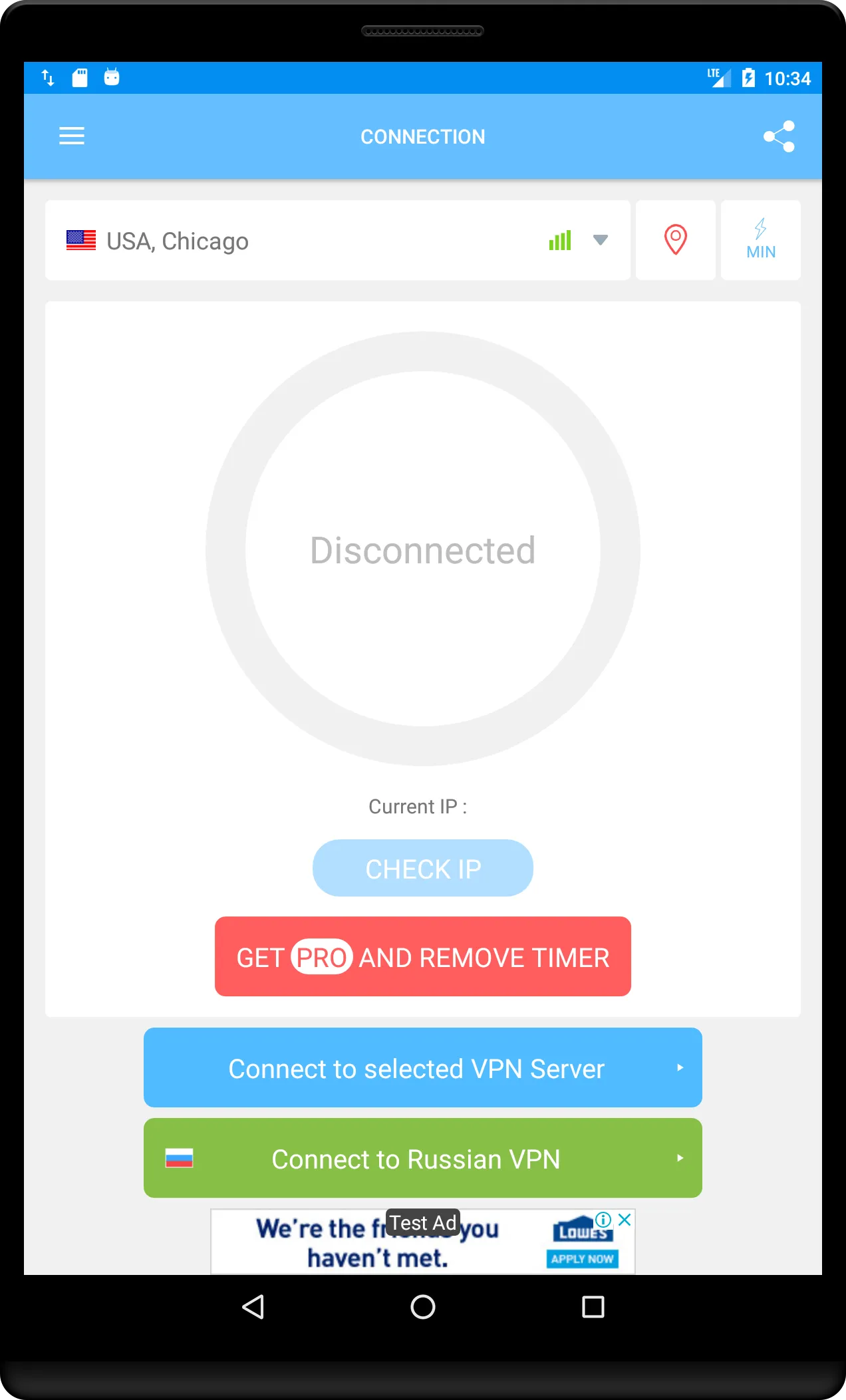 VPN servers in Russia | Indus Appstore | Screenshot