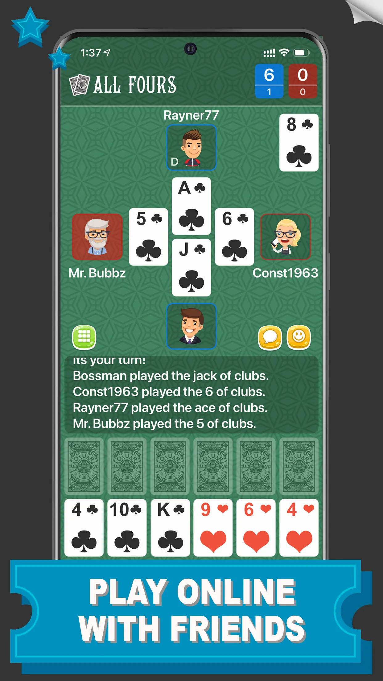 All Fours Trini Card Game | Indus Appstore | Screenshot