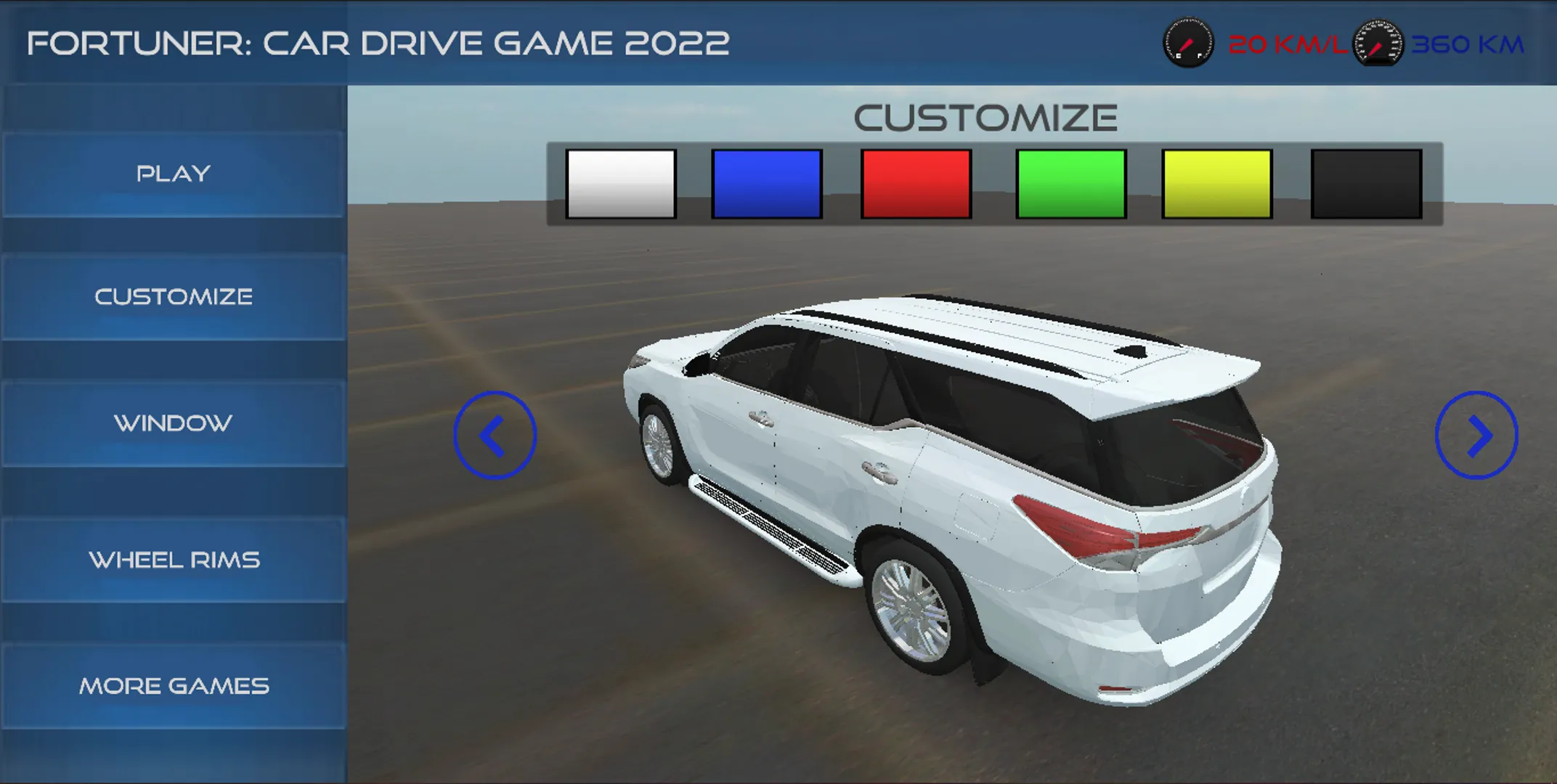 Fortuner: Car Game Simulator | Indus Appstore | Screenshot