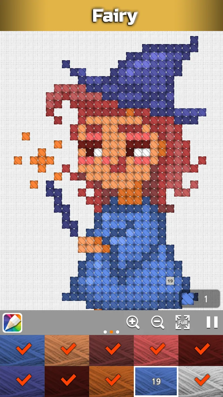 Cross-stitch : No.draw | Indus Appstore | Screenshot