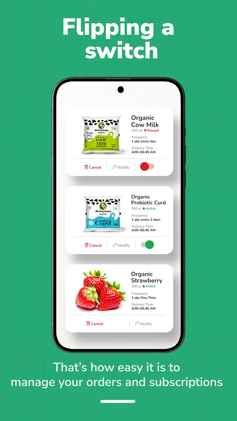 Akshayakalpa Organic Milk | Indus Appstore | Screenshot