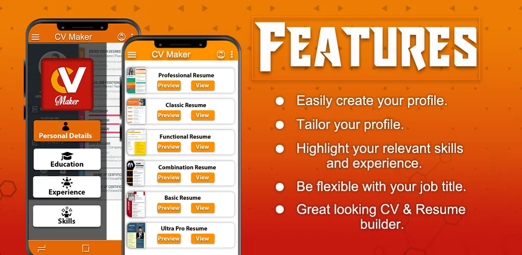 CV Maker and Job cover letter | Indus Appstore | Screenshot