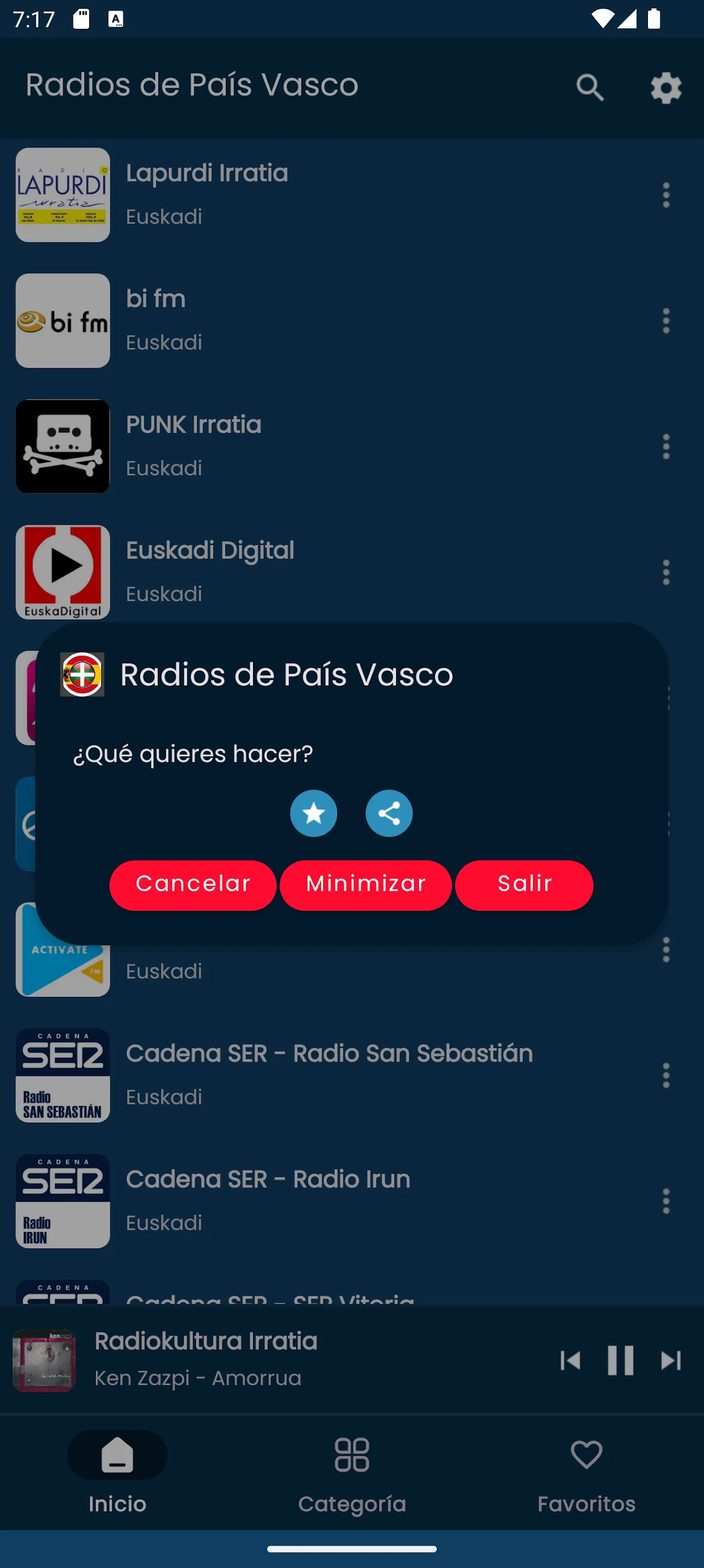 Radios from Basque Country | Indus Appstore | Screenshot