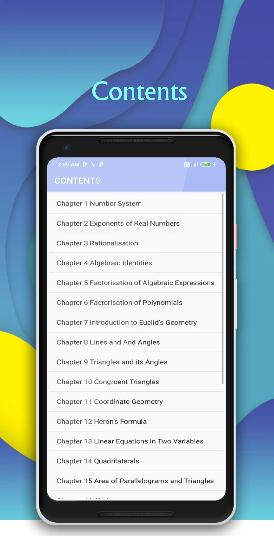 All RD Sharma Solutions 6-12 | Indus Appstore | Screenshot