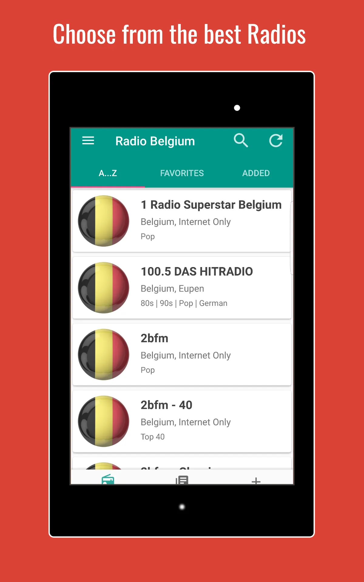 Belgium Radio Stations | Indus Appstore | Screenshot