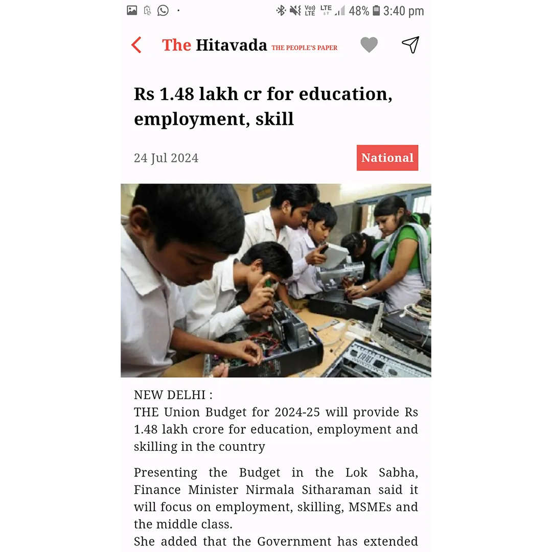 The Hitavada | Indus Appstore | Screenshot