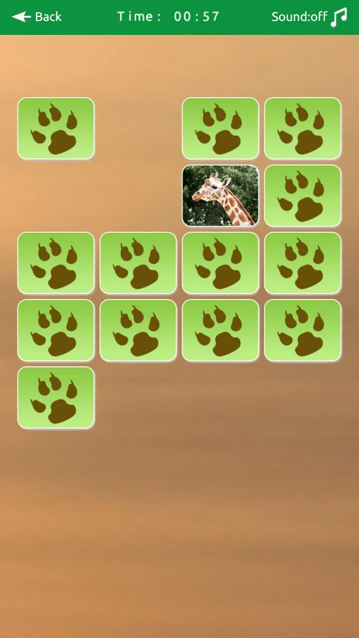 Wild Animals Memory Game | Indus Appstore | Screenshot