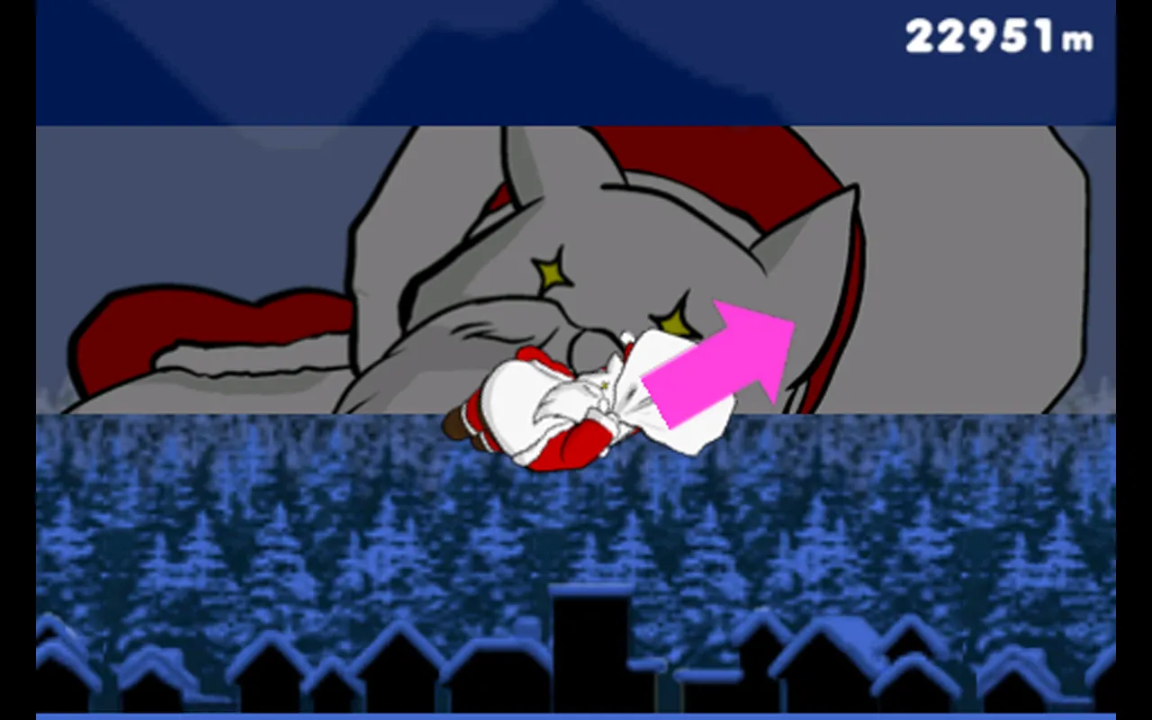 Flying Santa Cat | Indus Appstore | Screenshot