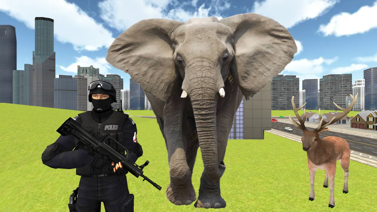 Elephant City Attack Simulator | Indus Appstore | Screenshot