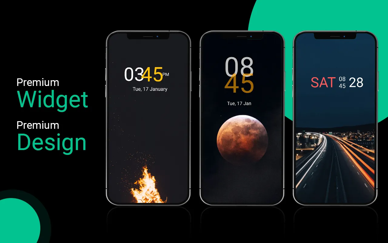 Digital clock Widget | Indus Appstore | Screenshot