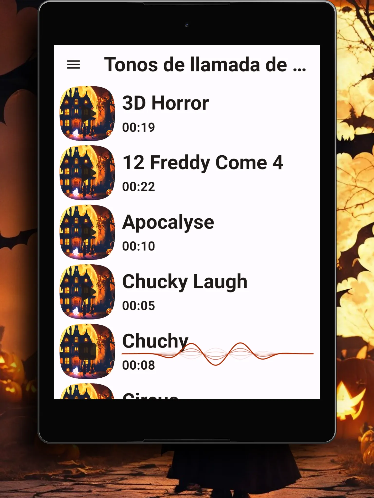 Halloween Ringtones | Indus Appstore | Screenshot