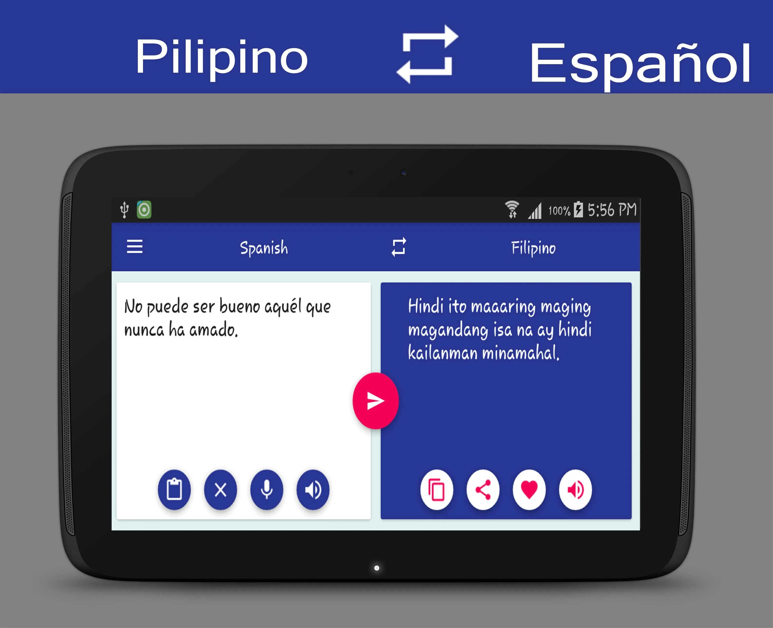 Filipino Spanish Translator | Indus Appstore | Screenshot