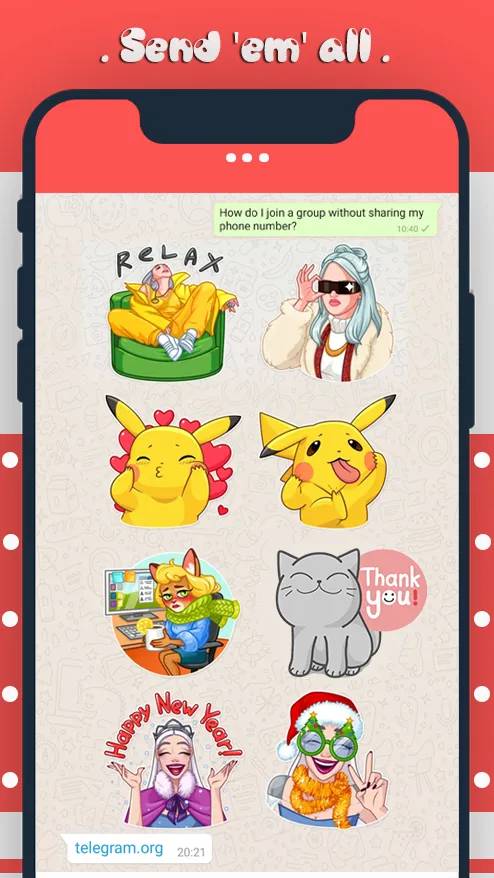 XOXO Stickers - WASticker 2023 | Indus Appstore | Screenshot